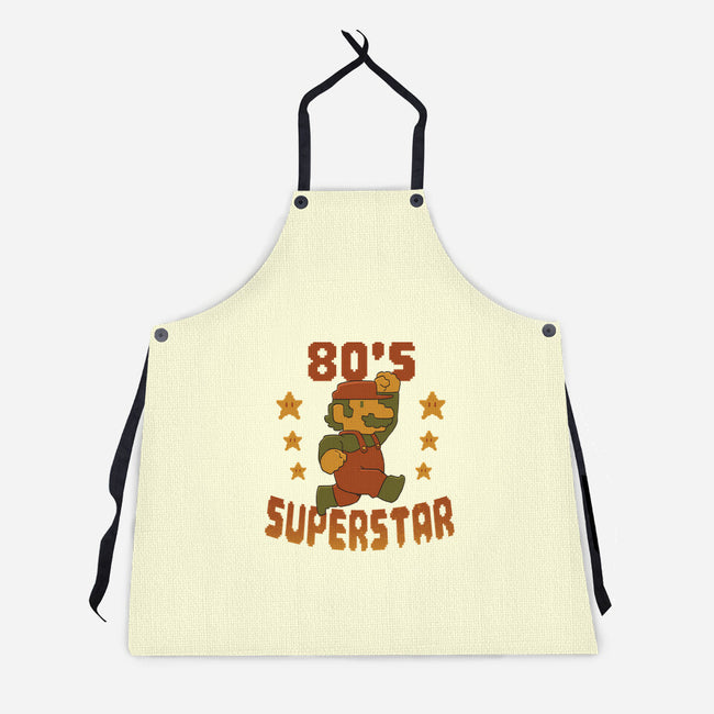 80s Star-Unisex-Kitchen-Apron-DoOomcat