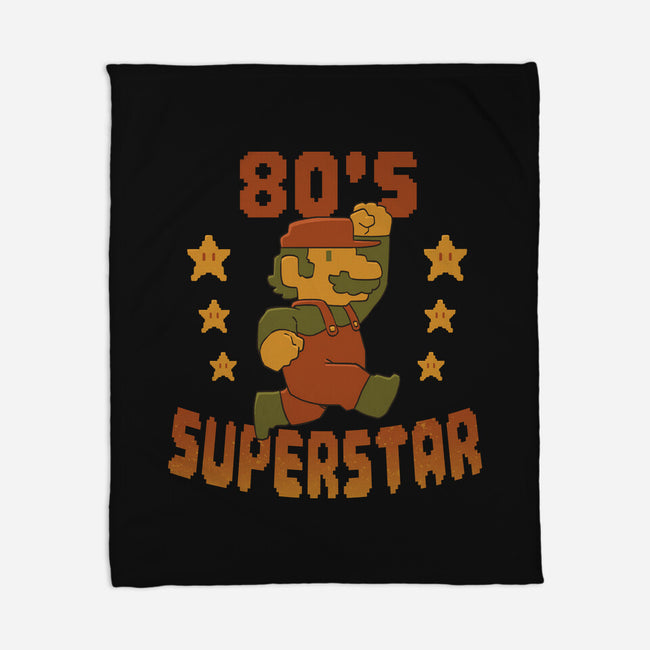 80s Star-None-Fleece-Blanket-DoOomcat