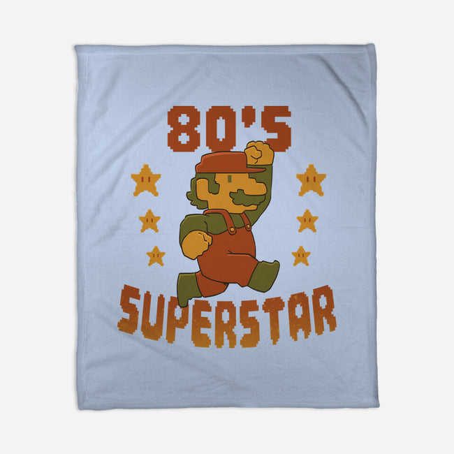 80s Star-None-Fleece-Blanket-DoOomcat