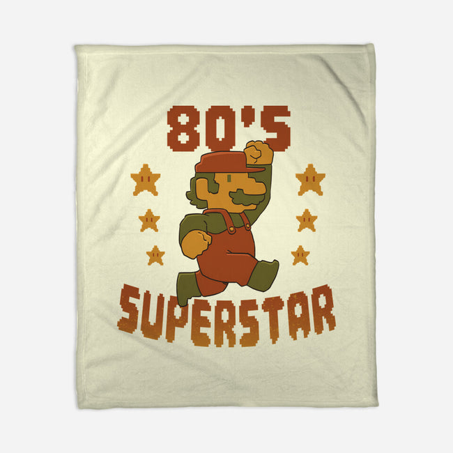 80s Star-None-Fleece-Blanket-DoOomcat