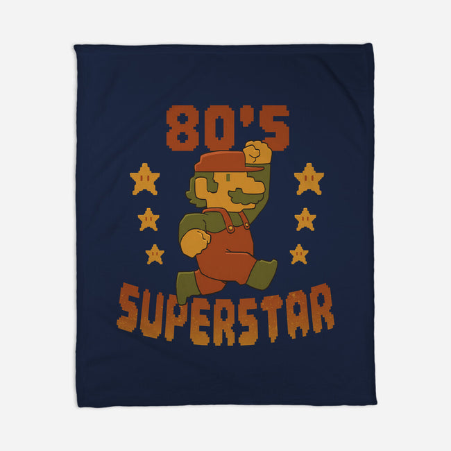 80s Star-None-Fleece-Blanket-DoOomcat