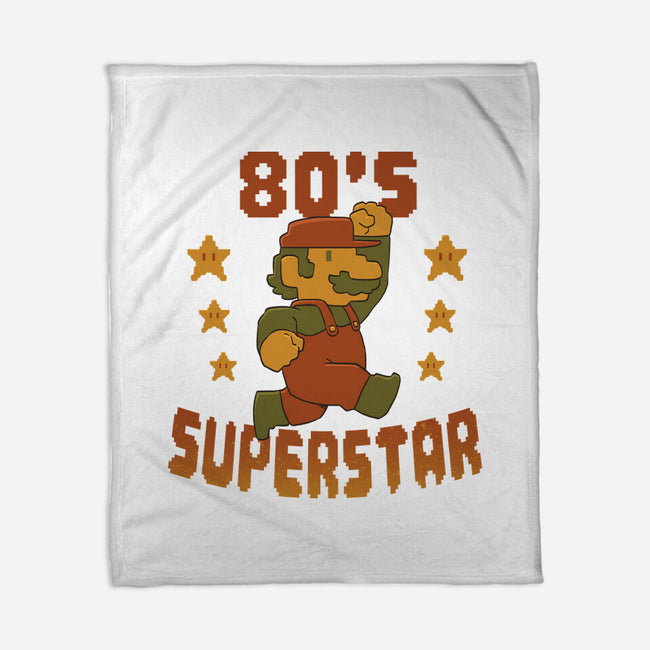 80s Star-None-Fleece-Blanket-DoOomcat