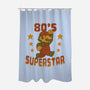 80s Star-None-Polyester-Shower Curtain-DoOomcat