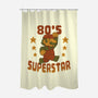 80s Star-None-Polyester-Shower Curtain-DoOomcat