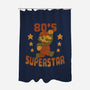 80s Star-None-Polyester-Shower Curtain-DoOomcat