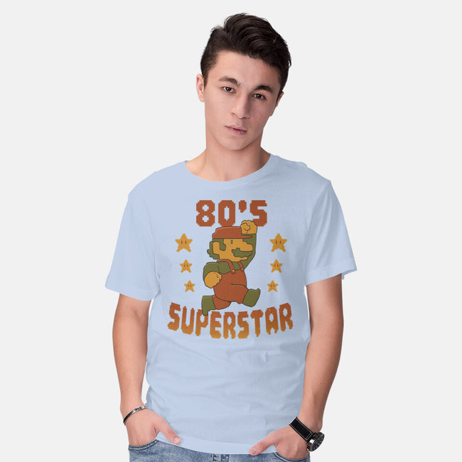 80s Star-Mens-Basic-Tee-DoOomcat