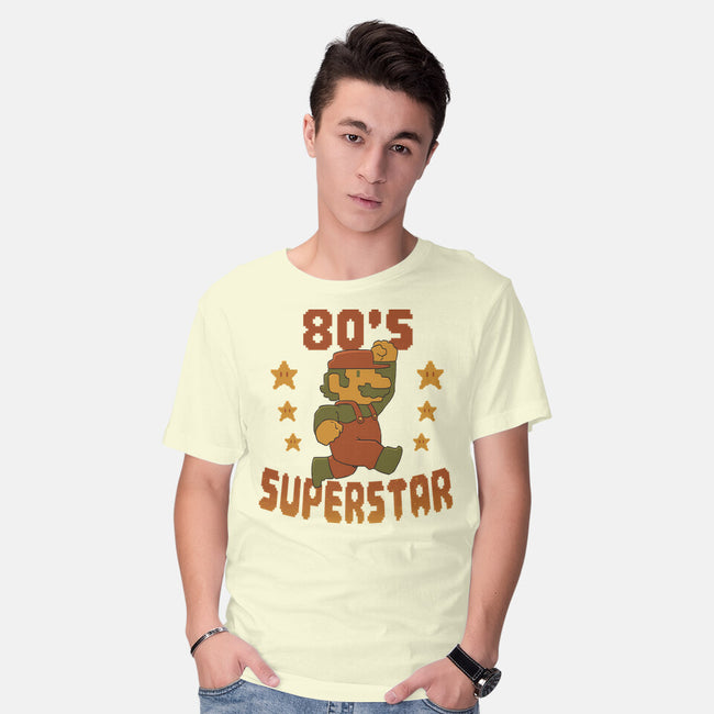 80s Star-Mens-Basic-Tee-DoOomcat