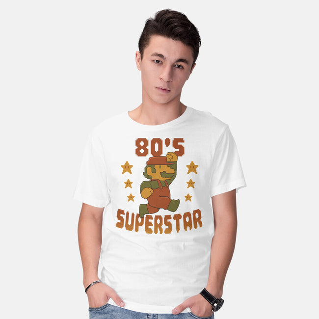 80s Star-Mens-Basic-Tee-DoOomcat