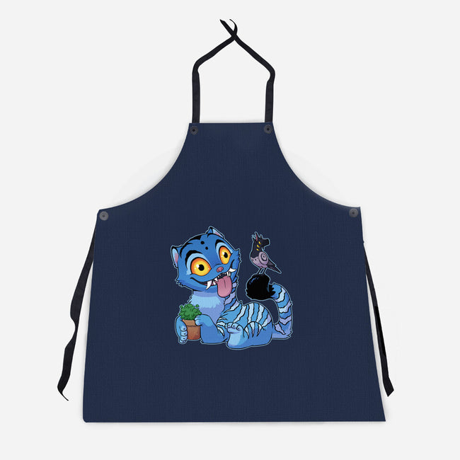Bird Not Impressed-Unisex-Kitchen-Apron-DoOomcat