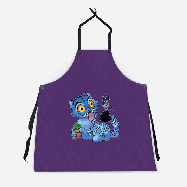 Bird Not Impressed-Unisex-Kitchen-Apron-DoOomcat