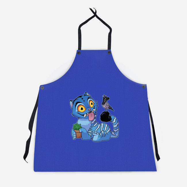 Bird Not Impressed-Unisex-Kitchen-Apron-DoOomcat