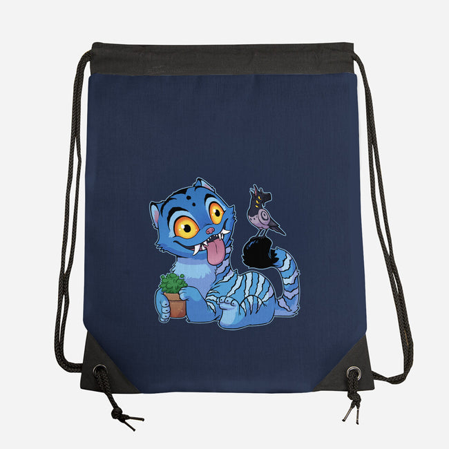 Bird Not Impressed-None-Drawstring-Bag-DoOomcat