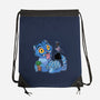 Bird Not Impressed-None-Drawstring-Bag-DoOomcat