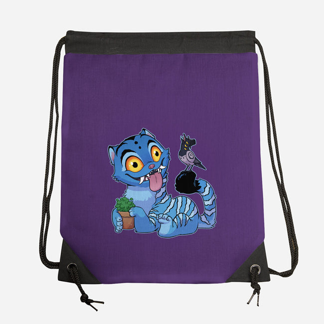 Bird Not Impressed-None-Drawstring-Bag-DoOomcat