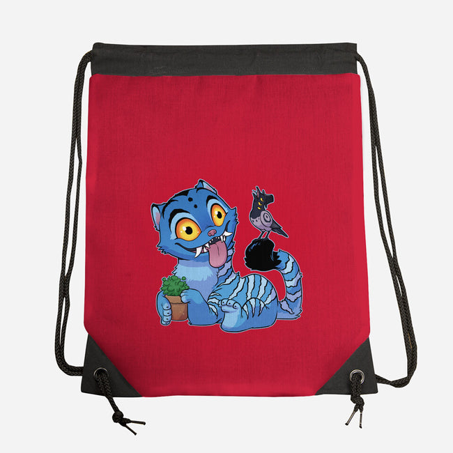 Bird Not Impressed-None-Drawstring-Bag-DoOomcat