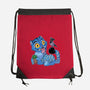 Bird Not Impressed-None-Drawstring-Bag-DoOomcat