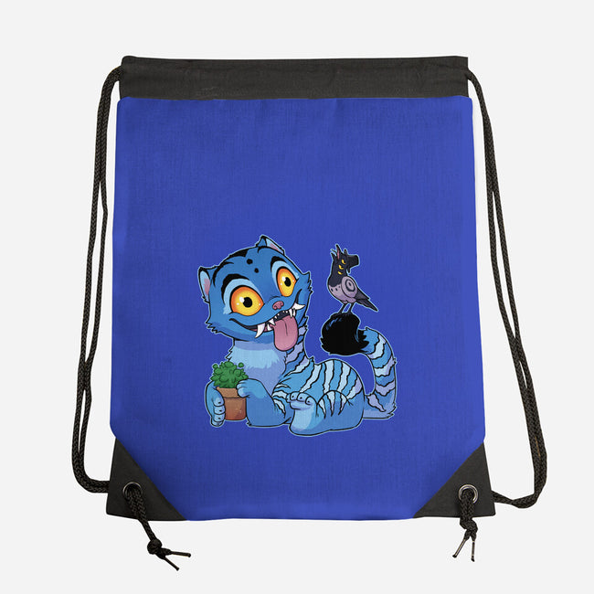 Bird Not Impressed-None-Drawstring-Bag-DoOomcat