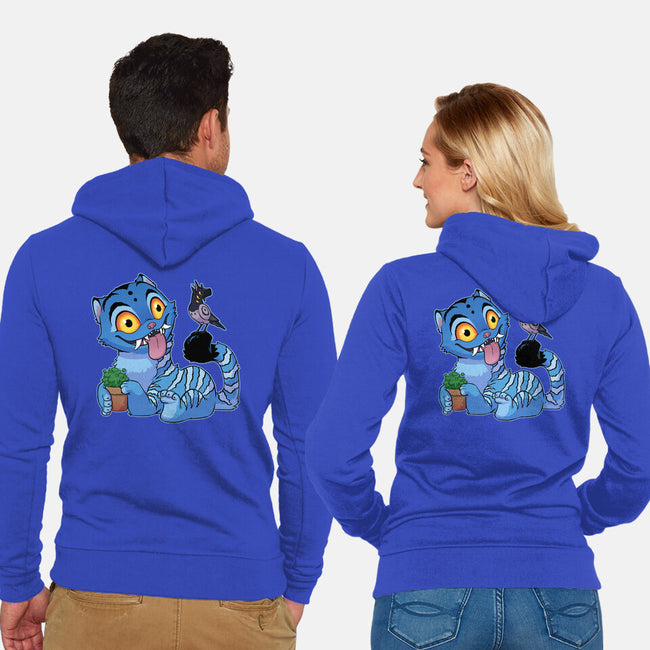 Bird Not Impressed-Unisex-Zip-Up-Sweatshirt-DoOomcat