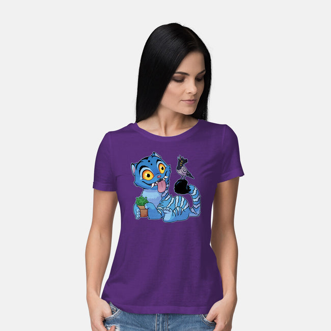 Bird Not Impressed-Womens-Basic-Tee-DoOomcat