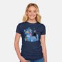 Bird Not Impressed-Womens-Fitted-Tee-DoOomcat