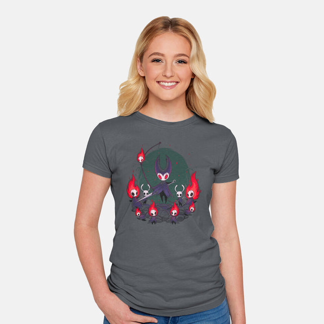 The Nightmare Dance-Womens-Fitted-Tee-Medox