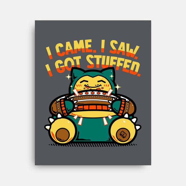 I Got Stuffed-None-Stretched-Canvas-krisren28