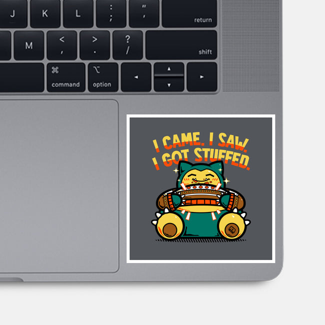 I Got Stuffed-None-Glossy-Sticker-krisren28