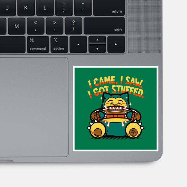 I Got Stuffed-None-Glossy-Sticker-krisren28