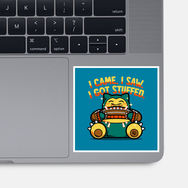 I Got Stuffed-None-Glossy-Sticker-krisren28