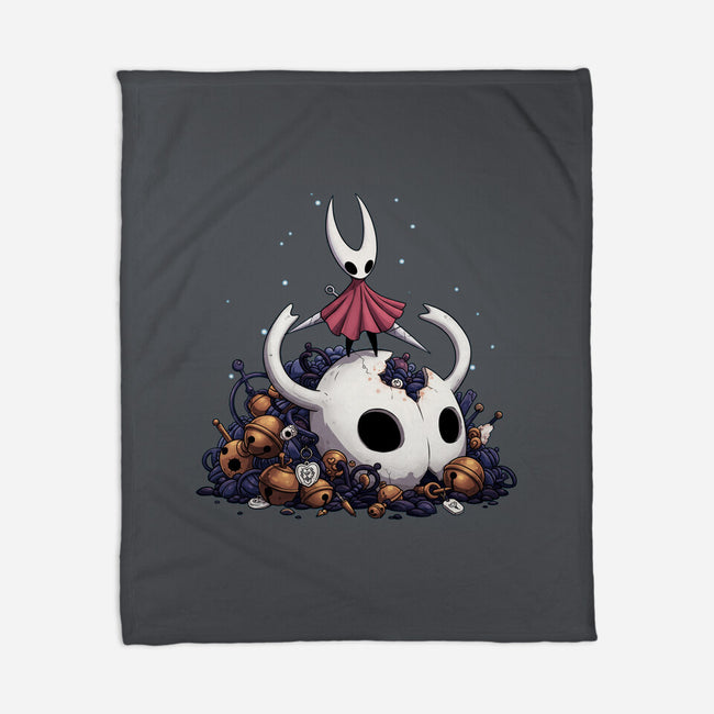 Princess Of Hallownest-None-Fleece-Blanket-Medox