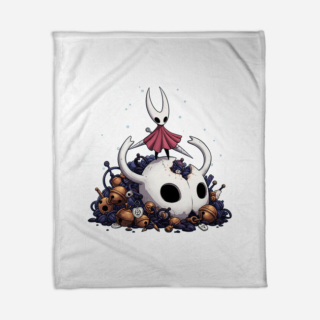 Princess Of Hallownest-None-Fleece-Blanket-Medox