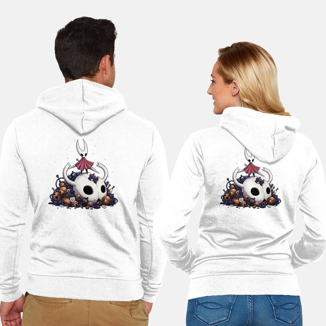 Princess Of Hallownest-Unisex-Zip-Up-Sweatshirt-Medox