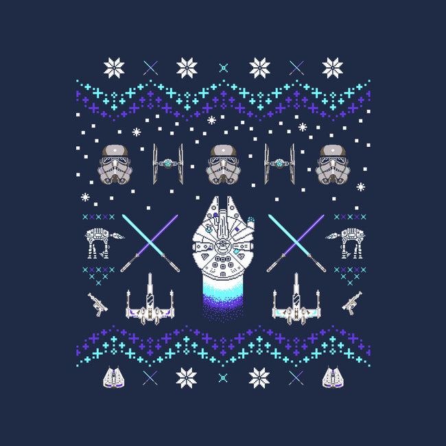 Christmas Space Opera-Womens-V-Neck-Tee-rocketman_art