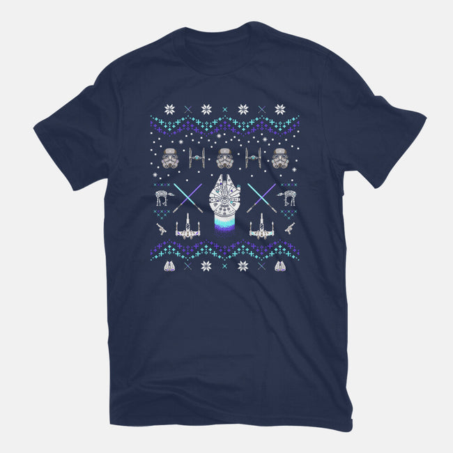 Christmas Space Opera-Mens-Premium-Tee-rocketman_art