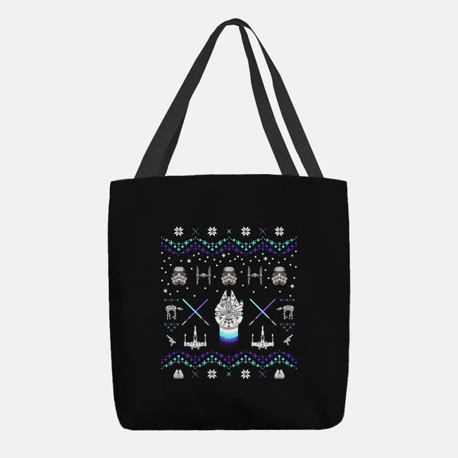 Christmas Space Opera-None-Basic Tote-Bag-rocketman_art