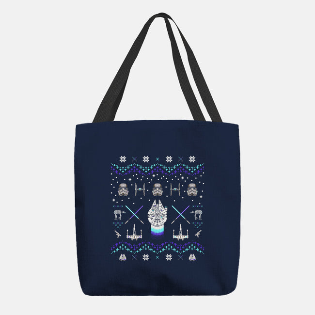 Christmas Space Opera-None-Basic Tote-Bag-rocketman_art