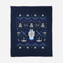 Christmas Space Opera-None-Fleece-Blanket-rocketman_art