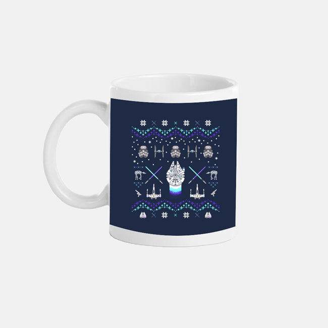 Christmas Space Opera-None-Mug-Drinkware-rocketman_art