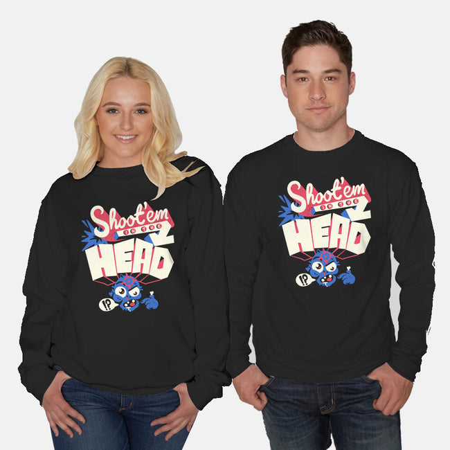 Zombie Tip-Unisex-Crew Neck-Sweatshirt-estudiofitas