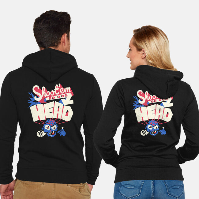 Zombie Tip-Unisex-Zip-Up-Sweatshirt-estudiofitas