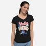 Zombie Tip-Womens-V-Neck-Tee-estudiofitas
