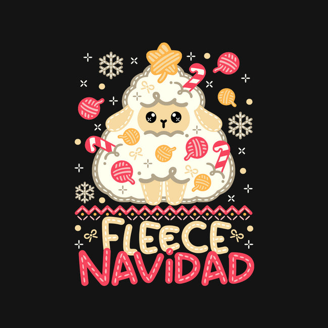 Fleece Navidad Ugly Sweater-Womens-Basic-Tee-NemiMakeit