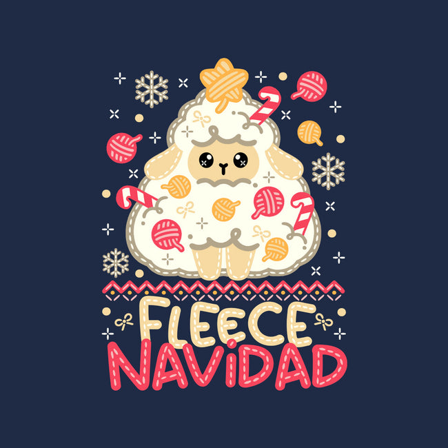 Fleece Navidad Ugly Sweater-None-Adjustable Tote-Bag-NemiMakeit