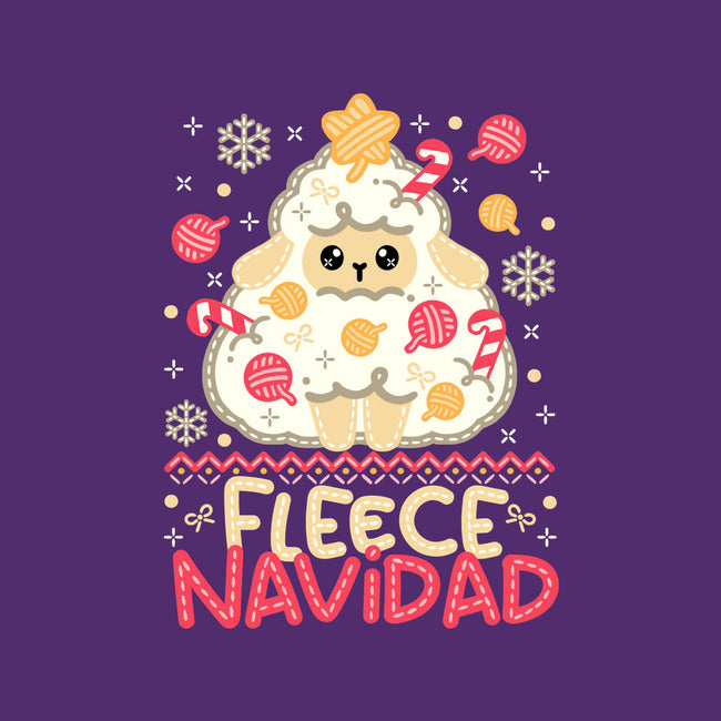 Fleece Navidad Ugly Sweater-None-Basic Tote-Bag-NemiMakeit