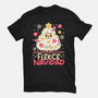 Fleece Navidad Ugly Sweater-Womens-Fitted-Tee-NemiMakeit