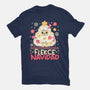 Fleece Navidad Ugly Sweater-Womens-Fitted-Tee-NemiMakeit