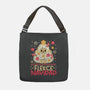 Fleece Navidad Ugly Sweater-None-Adjustable Tote-Bag-NemiMakeit
