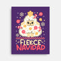 Fleece Navidad Ugly Sweater-None-Stretched-Canvas-NemiMakeit