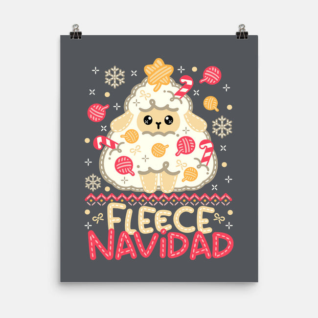 Fleece Navidad Ugly Sweater-None-Matte-Poster-NemiMakeit