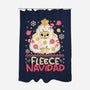 Fleece Navidad Ugly Sweater-None-Polyester-Shower Curtain-NemiMakeit